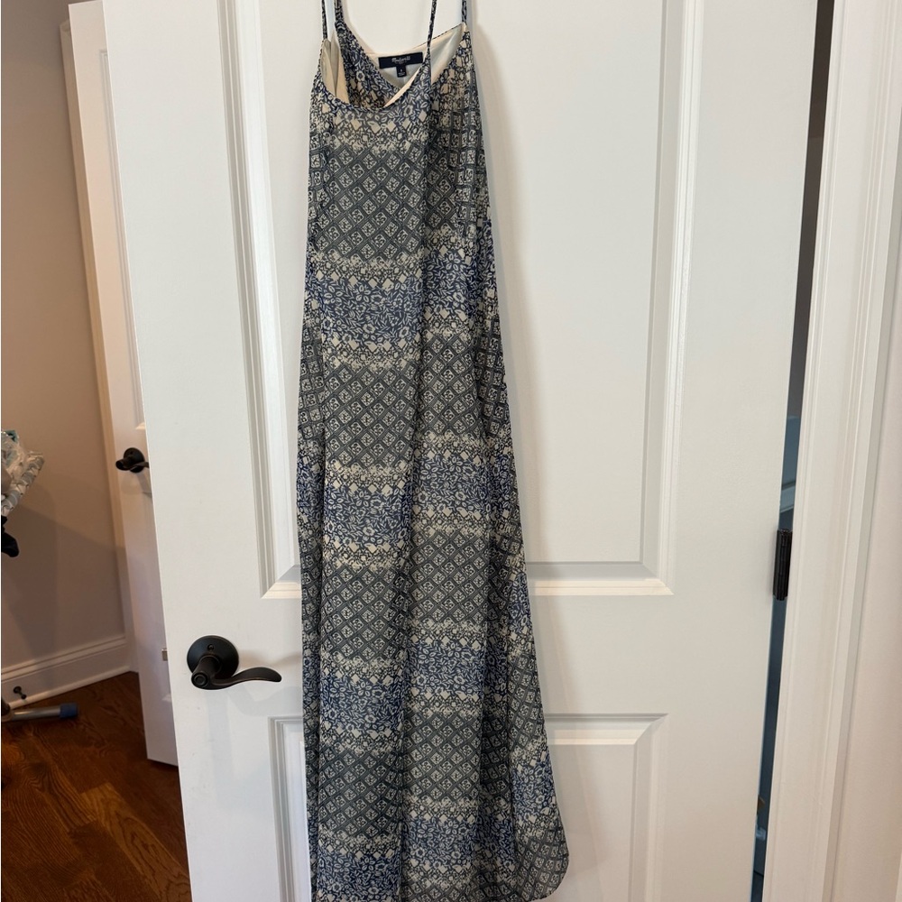 Madewell Moroccan Tile Patterned Maxi Dress